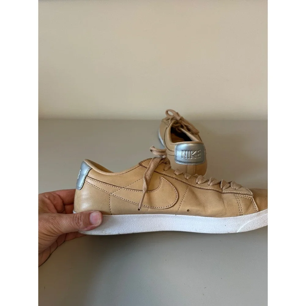 Nike Blazer Low Vachetta Tan Leather Sneakers | Size 9.5